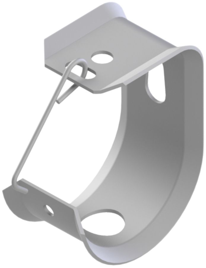 Boucle murale/de plafond Lanz DWS 105×140mm galvanisé zingué