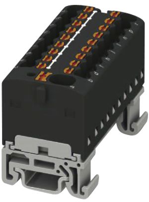 Verteilerblock PX PTFIX 4/18X1.5-NS15A BK