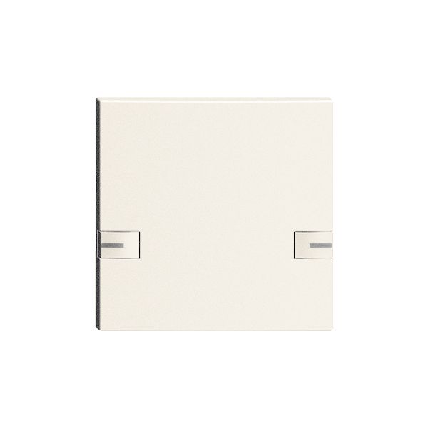 Touche 1/1 KNX/électron.a.LED EDIZIOdue 2× commande simple, blanc