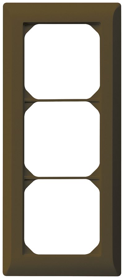 UP-Abdeckrahmen kallysto.line 3×1 braun 92×212mm