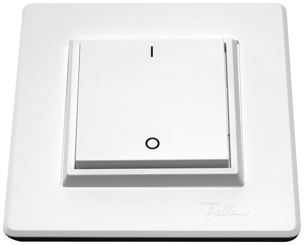 Poussoir RF AP ALADIN EnOcean EDIZIO.liv 2C/1T I/O sans piles blanc