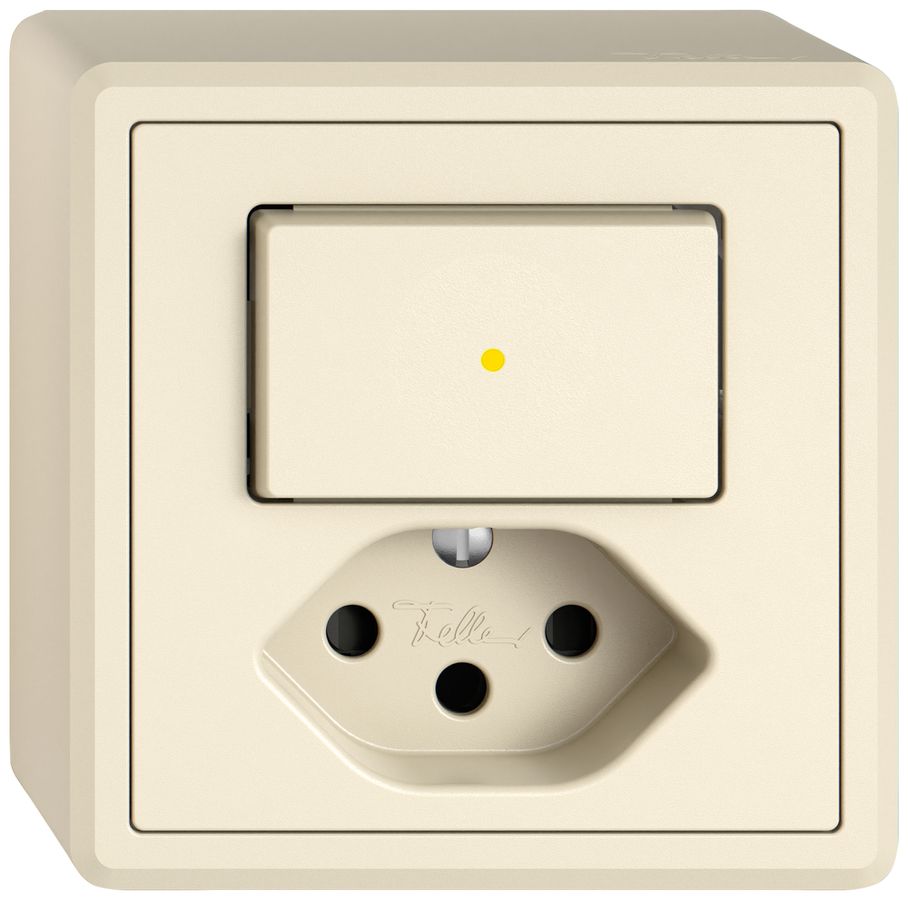 Combinazione AP EDIZIO.liv SNAPFIX® S3K+T13 shut.illuminazione frontale gi cr