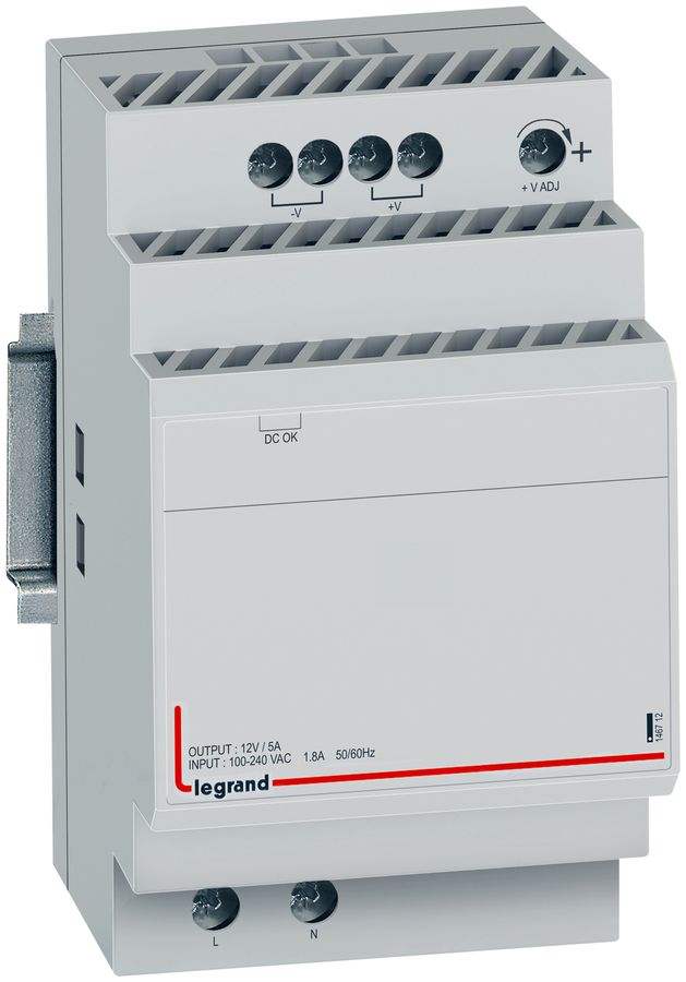 REG-Netzgerät Legrand 12VDC 54W 4.5A stabilisiert