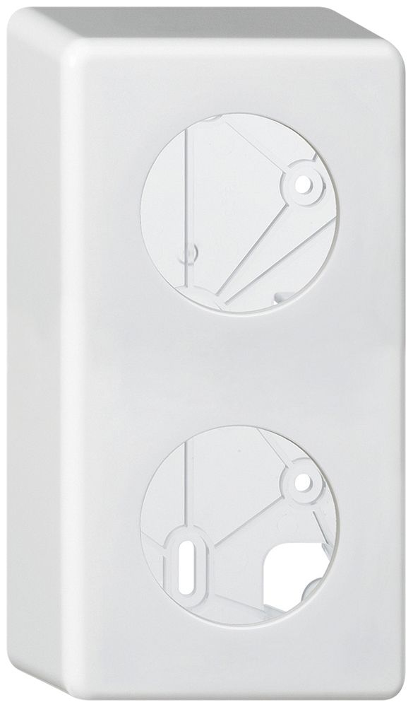 Kit de montage AP basico I-I blanc 2×Ø43mm