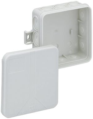 Boîte de dérivation AP Günther Spelsberg i 12-L 85×85×37mm IP55 gris clair