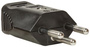 Stecker Typ 12 Brennenstuhl L+N+PE 10A 230V IP20 schwarz