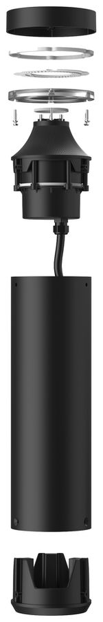 LED-Pollerleuchte DOTLUX TERRA 6.5W 320lm 830 IP65 Ø100×550mm anthrazit