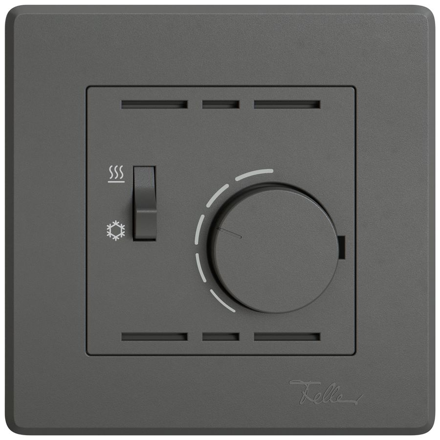 Termostato ambiente INC EDIZIO.liv SNAPFIX® inter.risca./refrig.230VAC 50Hz grs