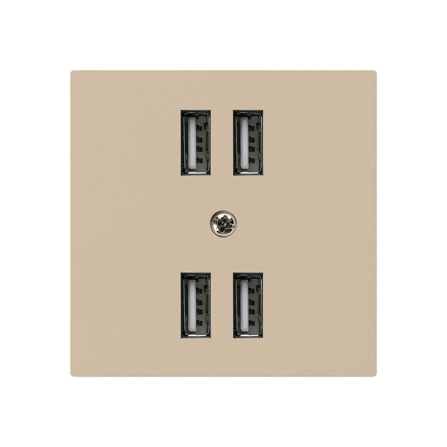 Presa 4×USB kallysto A 2400mA beige
