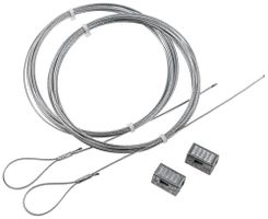 Seilabhängung-Set Sylvania KubiXx Stahl 3000mm Zink 2 Stück