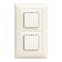 UP-Kombination I-I EDIZIOdue 2S/O+2S/Ö weiss