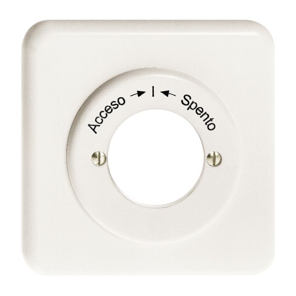 Frontset Accesso-I-Spento weiss f Schlüsselschwenktaster FH