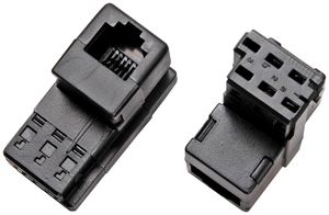 Adaptateur direct TT83m/RJ11f UTP, noir