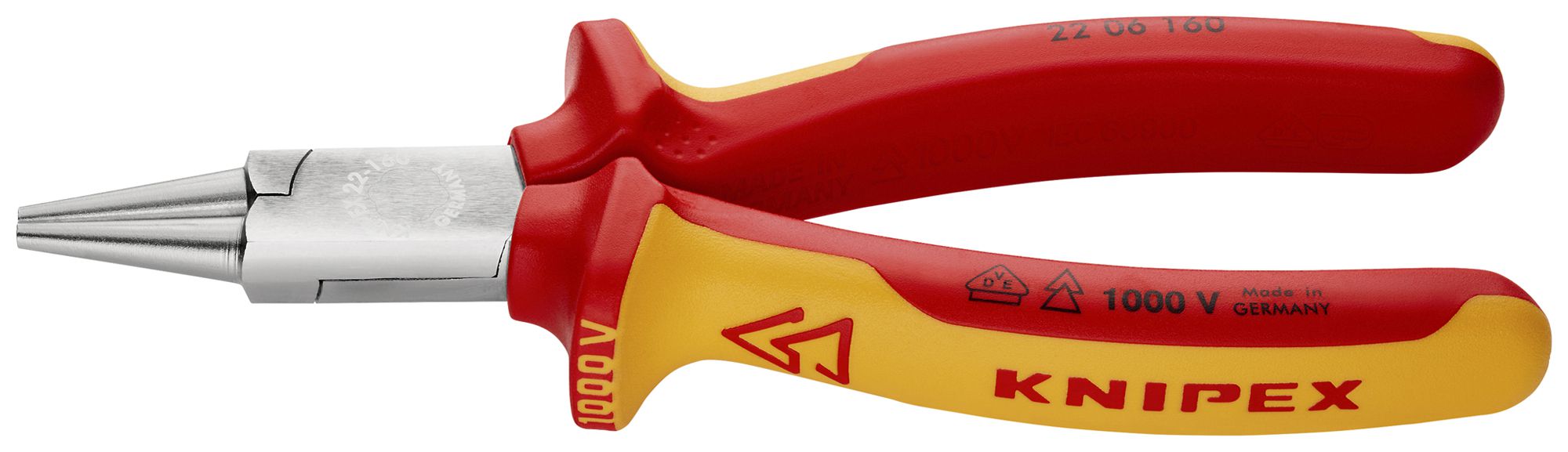 Rundzange KNIPEX 160mm VDE 1000V