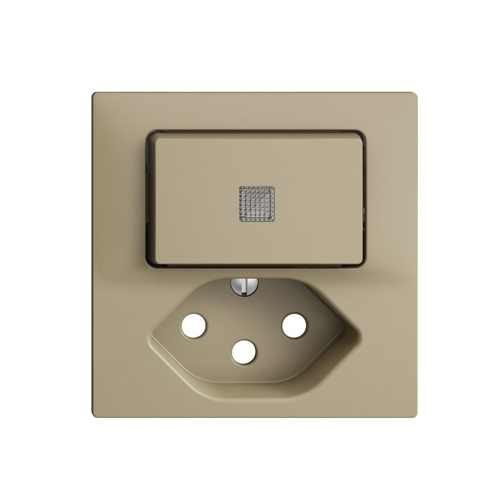 Kit frontale EDIZIOdue sand 60×60mm T13 con lente