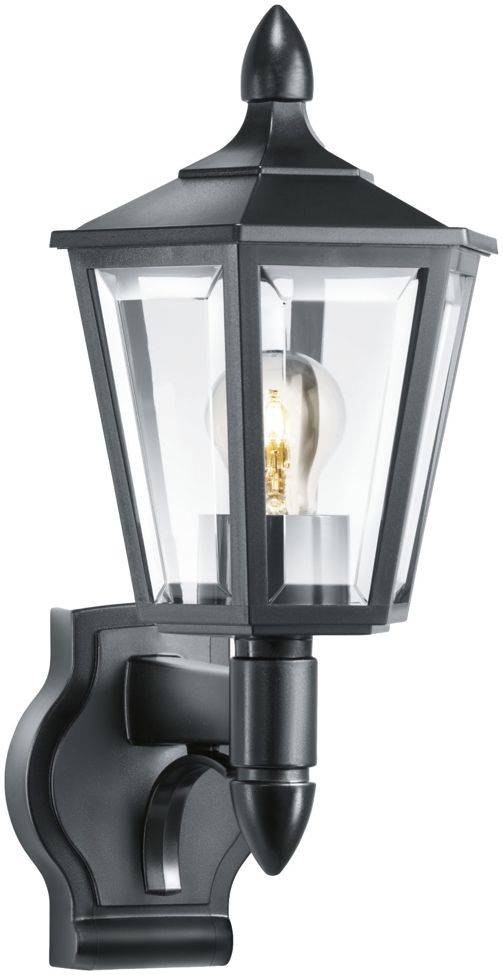 Wandleuchte Steinel L 15 M E27 60W IP44 243×144×404mm schwarz