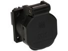 EB-Steckdose MH BUILD 1×Typ 13 10A 230V 50×61.5×66.7mm IP55 schwarz