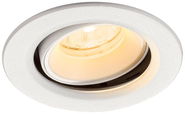 Downlight LED SLV NUMINOS MOVE XS 6.9W 950lm 3000K NB DALI Ø80×53 blanc