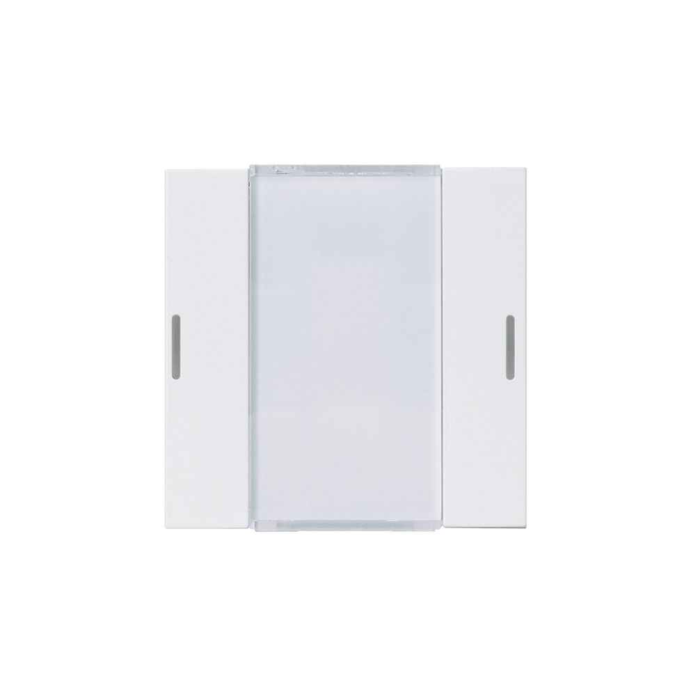 Tasterfront Hager basico KNX 2-fach LED weiss 45×45mm
