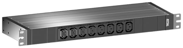 Stromverteiler Rittal DK 7979.102 19" 1HE 144mm 8×C13 230V 16A