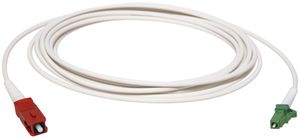 Patchkabel LWL Ceconet FTTH XGS-PON, LC/APC ↔ SC/UPC, G.657.A2/B3 1×OS2, 15m