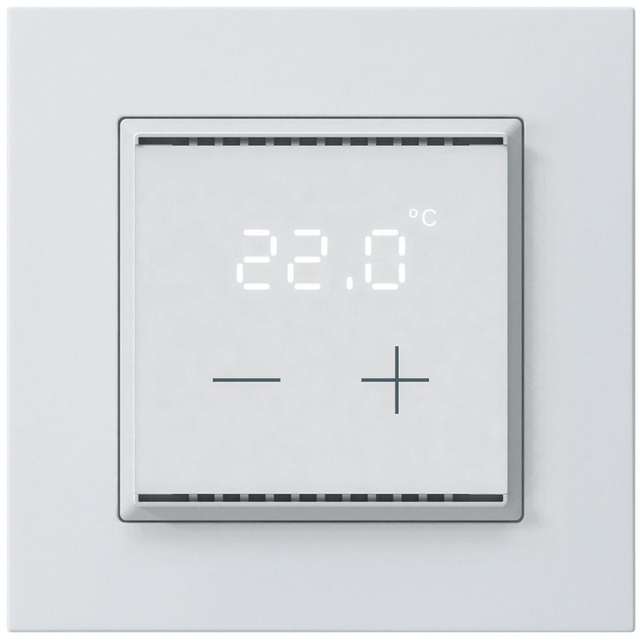 Termostato ambiente KNX INC KPR con display LED bianco