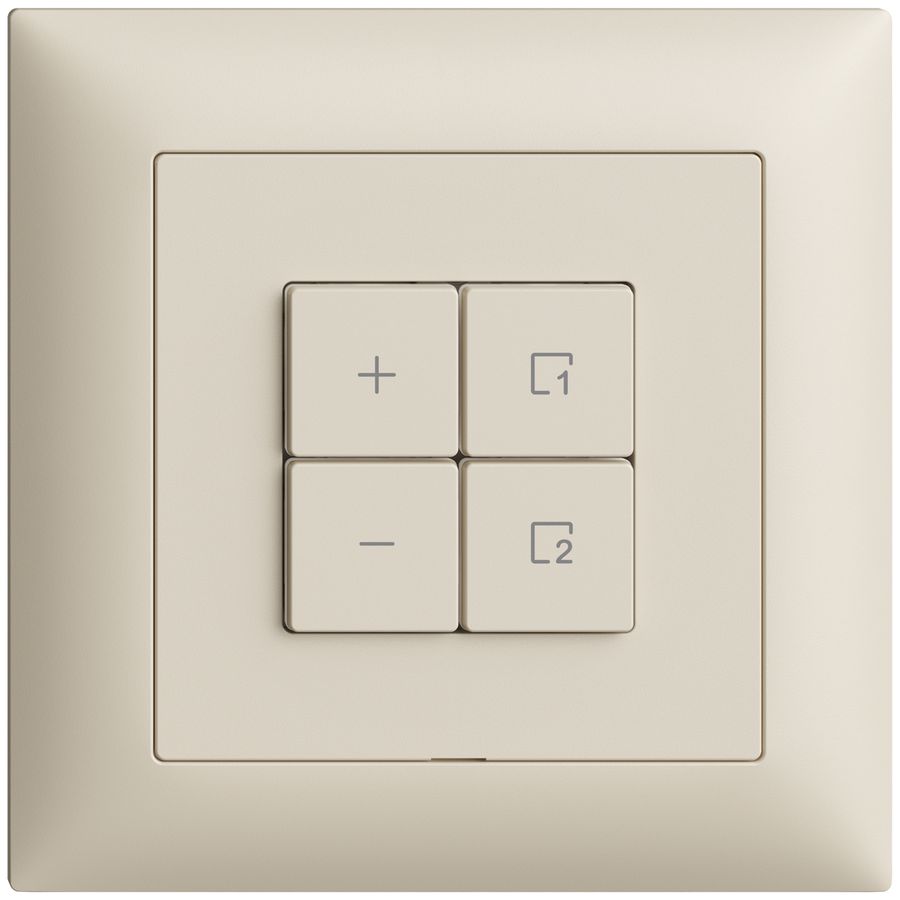 Comando per dimmer INC 1c scena/4t WLAN Edue Wiser crema