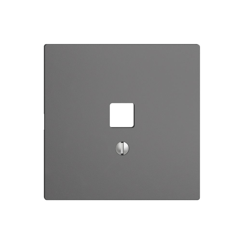 Kit frontale EDIZIOdue grigio scuro 60×60mm per interfaccia USB