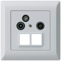 UP-Antennendose R/TV-Daten kallysto.line HMS 2GHz 10.5db hellgrau