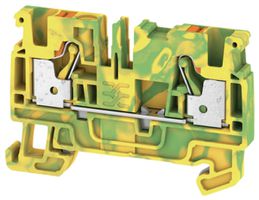 Borne de protection Weidmüller A2C PUSH IN 4mm² vert/jaune