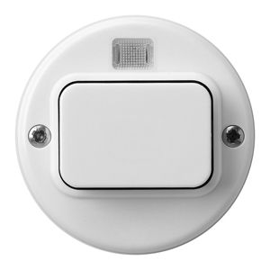 Frontset basico Ø43mm weiss für Oekoswitch