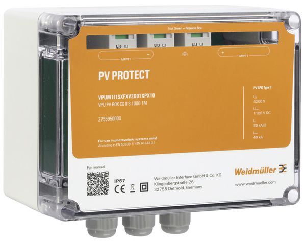 Coffret de protection surtension WM VPUM1I1SXFXV2O0TXPX10