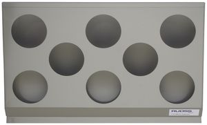 Dokumentenhalter RUOSSTECH 204×354×92mm Metall grau