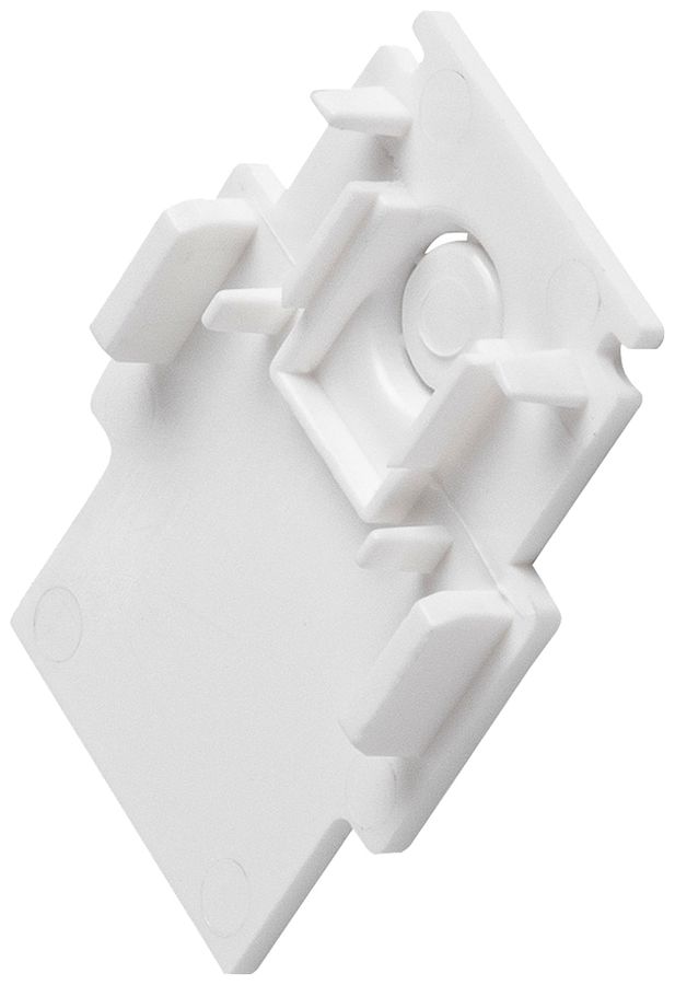 Capot de fermeture SLV 48V TRACK matière synthétique 34×2×47mm blanc