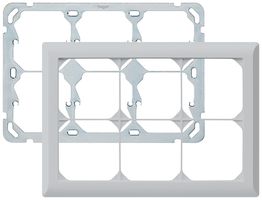 UP-Kopfzeile kallysto.line 2×3 hellgrau horizontal