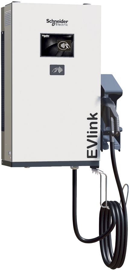 Ladestation EVlink EVD1S24T0B 24kW Mode4 Combo2 Kabel 3.5m, RFID