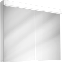 Schneider Spiegelschrank LOW 100/2/LED, 4000K, weiss