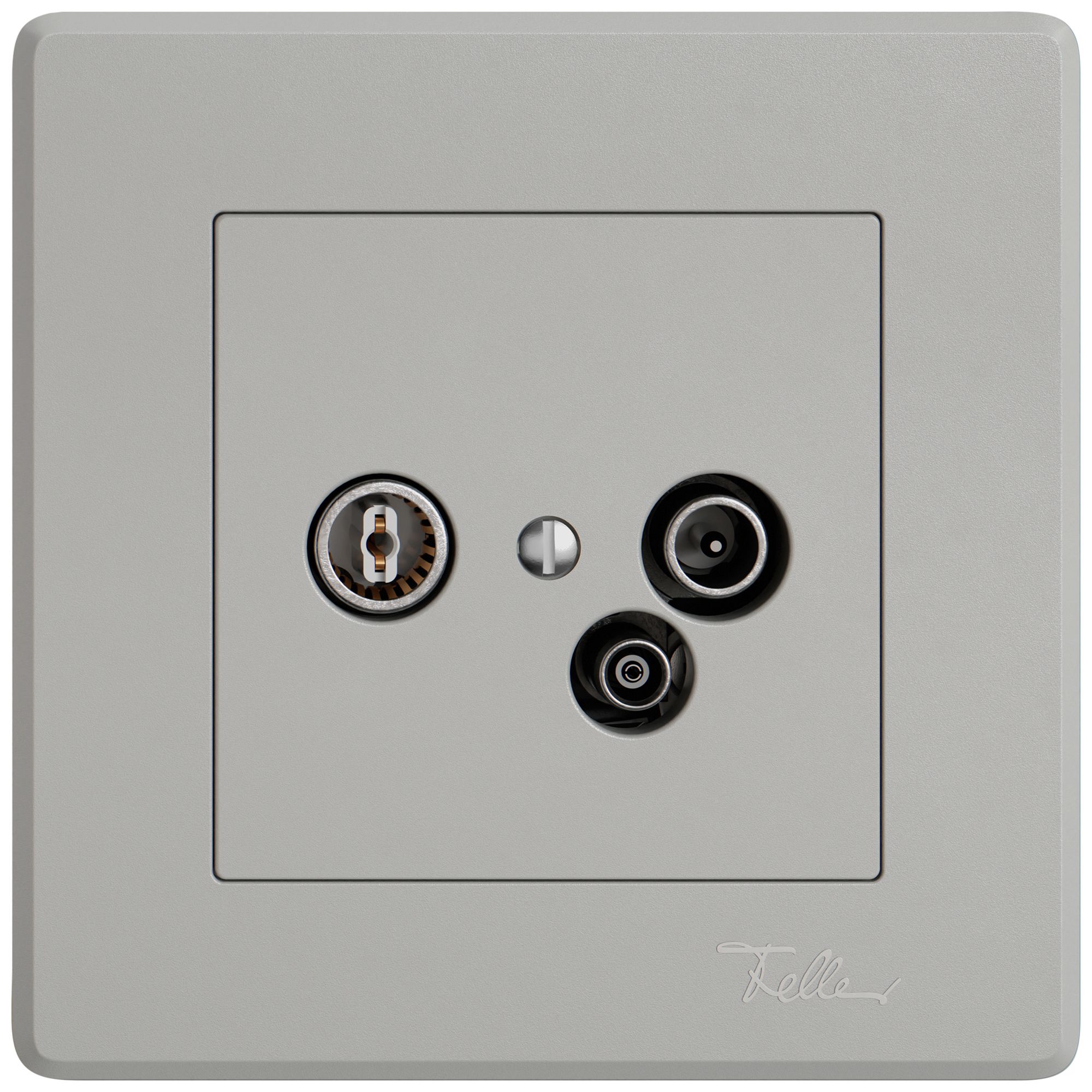 UP-Antennendose TV-R-Daten EDIZIO.liv SNAPFIX® 23dB hgu