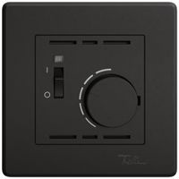 Thermostat d'ambiance ENC EDIZIO.liv SNAPFIX® avec interrupteur 230VAC 50Hz no