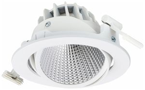 Downlight LED Philips GreenSpace RS353B 30.5W 2700lm 822 24° VAR Ø163mm blanc