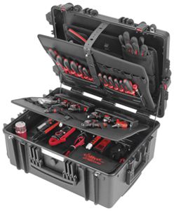 Valise d'outils CIMCO Gigant XL Techniker avec chariot 36 pièces