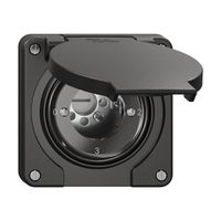 Drehschalter NEVO N.CO 5/1L, ohne Zylinder, KS, 0-1-2-3, schwarz