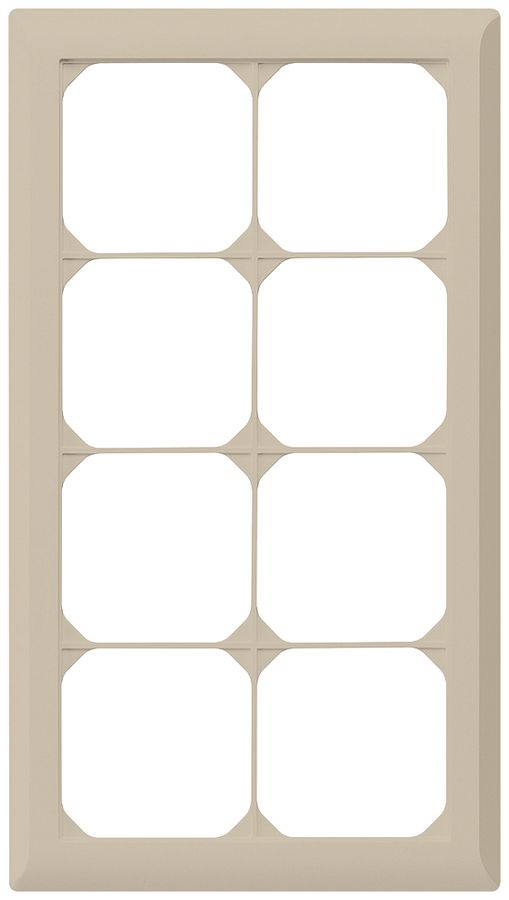 UP-Abdeckrahmen kallysto.line 4×2 beige 152×272mm
