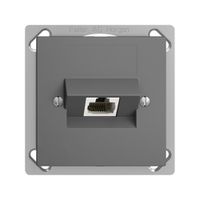EB-Dose 1×RJ45/u 4P ITplus EDIZIOdue dunkelgrau