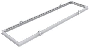 Telaio da incasso Sylvania alluminio 1252×352×38mm bianco