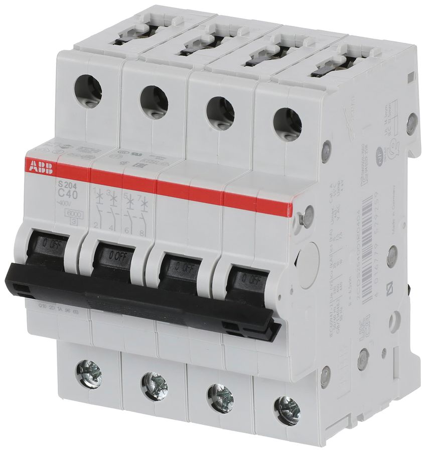Leitungsschutzschalter ABB S204-C40 40A C 6kA