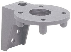 Équerre WERMA, pour colonne de signalisation, pour montage sur pied, gris