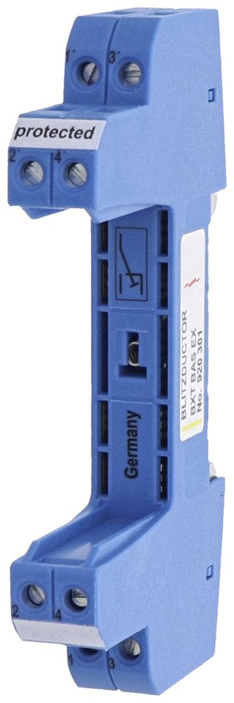 Pièce de base DEHN/elvatec SE BXT BAS EX 4 pôles pour BLITZDUCTOR XT Ex i