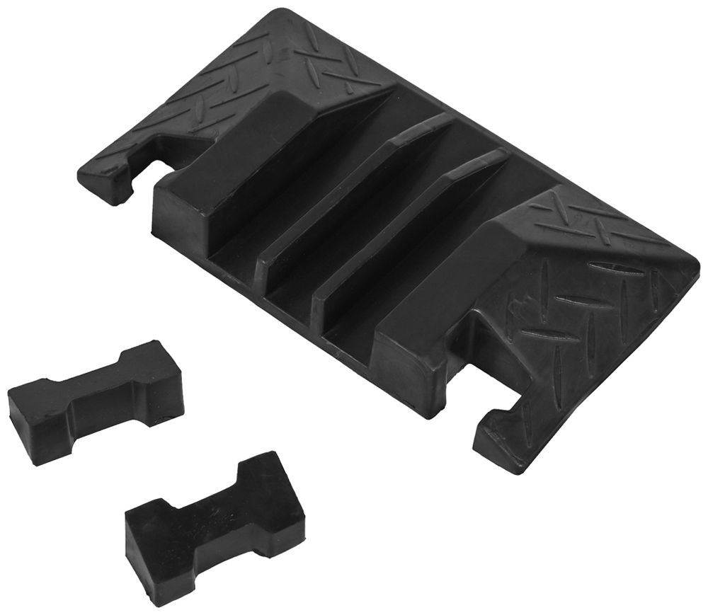 Terminale DEM CP-3 per canale guidacavi a pavimento gomma 345mm ne