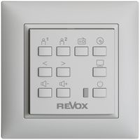 UP-Wandbedienung EDIZIOdue zu Voxnet FMI, mit 10 Tasten, LED, IR, hellgrau